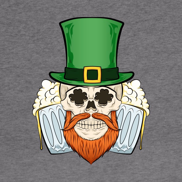 skull beer st patricks day of dead by the house of parodies